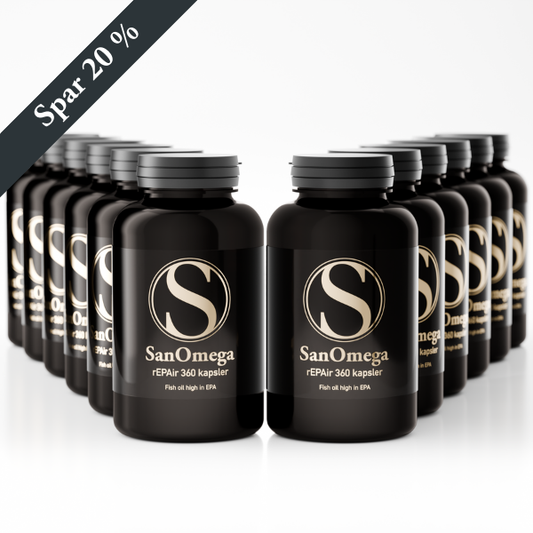 12 stk SanOmega rEPAir 360 kapsler - Abonnement